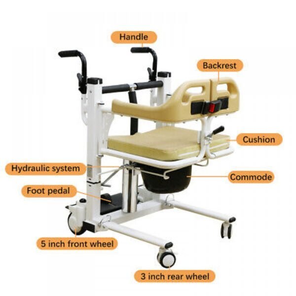 Hydraulic Patient Lift Transfer Wheelchair 13 1000x1000 1