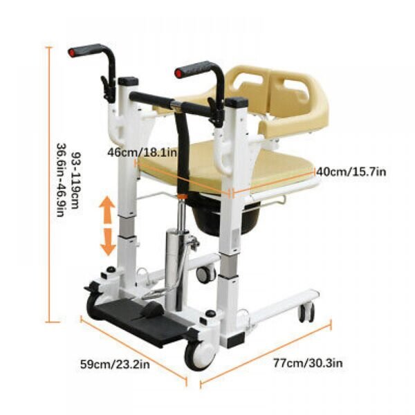 Hydraulic Patient Lift Transfer Wheelchair 14 1000x1000 2