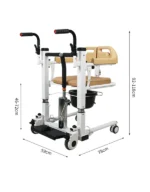 Hydraulic Patient Transfer Chair - Effortless and Secure Mobility